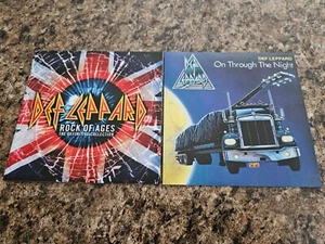 3 DEF LEPPARD CDS mint! & nm! 2005 ROCK OF AGES exc! 1980 ON THROUGH THE NIGHT - Picture 1 of 17