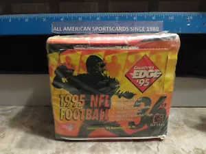 1995 COLLECTOR'S EDGE FOOTBALL FACTORY SEALED HOBBY BOX (PACKS SHOULD BE MINT\!) - Picture 1 of 5