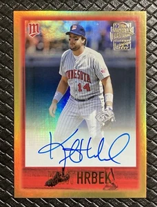 KENT HRBEK 2023 Topps Archives Fan Favorites Gold Foil Auto /50 Minnesota Twins - Picture 1 of 2