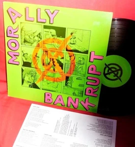 MORALLY BANKRUPT Same LP 1985 USA MINT- First Pressing Hard Punk - Picture 1 of 2