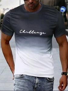 Camiseta Para Hombre Con Gran Estilo De Moda . M - Picture 1 of 3