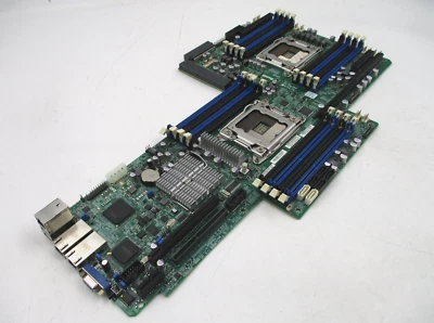 SuperMicro X9DRG-HF DDR3 Dual LGA2011 Server Motherboard Tested Working - Image 1 of 3