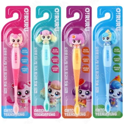 Catch Teenieping Season4 Figure Toothbrush 4P SET Teeth for Kids Children Girls - Image 1 of 4