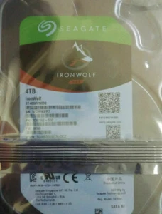 Seagate ST4000VN008 4TB IronWolf 3.5" SATA3 NAS Hard Drive - Picture 1 of 5