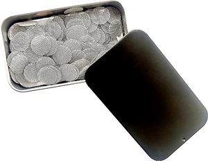 Stainless Steel Pipe Screens 3/4 Inch 200pcs Premium Thick,0.75" Pipe Screen - Picture 1 of 8