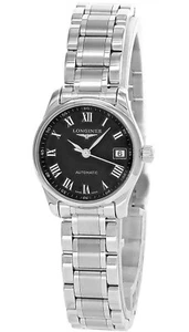 Reloj para mujer LONGINES Master Collection automático 25,5 mm esfera negra L2.128,4,51,6 - Imagen 1 de 6