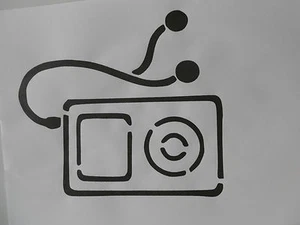 Schablone MP3 Player auf A4 - Bild 1 von 1