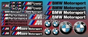 BMW Motorsport M Power 53 Aufkleber Stickers Set Performance 3 5 7 series M5 105 - Bild 1 von 2