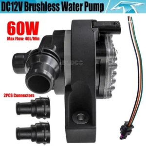 60W DC 12V 40L/Min Electric Brushless Cooling Pump Automotive Car Auxiliary Pump - Bild 1 von 12