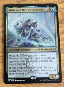 MTG Commander 2021, Adrix und Nev, Twincasters - Foil Thick Card - Bild 1 von 1