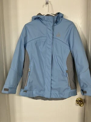 Gerry Girls Skyline LightWeight Down Jacket Size Large L 14/16 Blue Silver Gray - Image 1 of 4