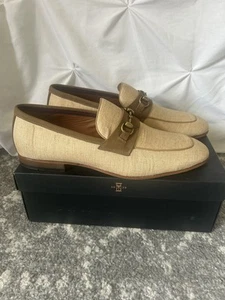 Men’s Donald Pliner Ted Bit Loafer - Natural Tan - Size 13 - New - $275 - Picture 1 of 13
