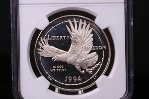 1994-P Prisoner of War Museum Commemorative. Silver $1. NGC PF68 Ult Cameo#03372 - Picture 1 of 3