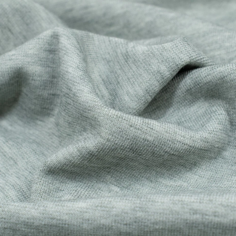 Feinstrick meliert dunkelmint Strick Meterware (Preis=0,5m) - Bild 1 von 4