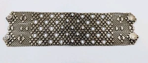 Liquid Metal by Sergio Gutierrez Mesh Bracelet Crystal Galaxy Stars U547 - Picture 1 of 11