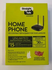 Straight Talk Wireless Home Phone Landline Station - Complete In Box - Zdjęcie 1 z 3