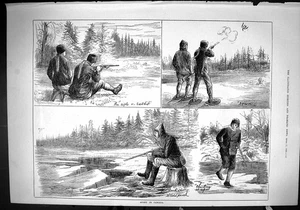 Old Sporting Dramatic News 1880 Sport Canada Hunting Shooting Duck Bi Victorian - Picture 1 of 1