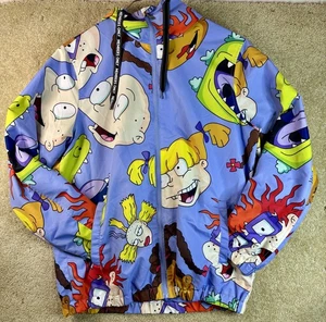 Members Only Nickelodeon Rugrats Hooded Windbreaker Jacket Small - Picture 1 of 8