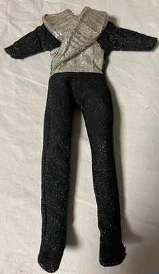 Boneco de ação vintage Mego 1977 KISS Ace Frehley roupa apenas uma peça para boneca 12" - Imagem 1 de 4