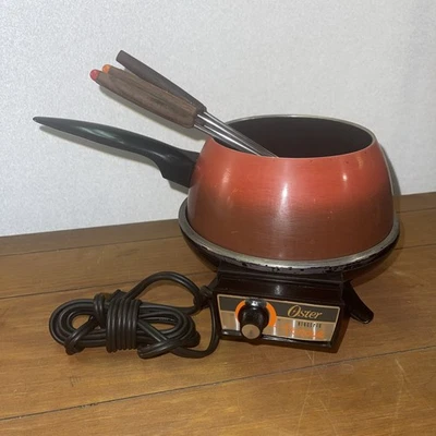 Vintage OSTER  Electric Fondue Pot Model 860-Flame in Original Box Tested - Image 1 of 4