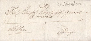 Brief L1 R.3. Nürnberg (20.5.1806)gel. nach München Inhalt Feuser 2547-10 - Bild 1 von 3