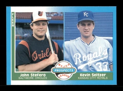 1987 Fleer Glossy #652 - Kevin Seitzer & John Stefero - Image 1 of 2