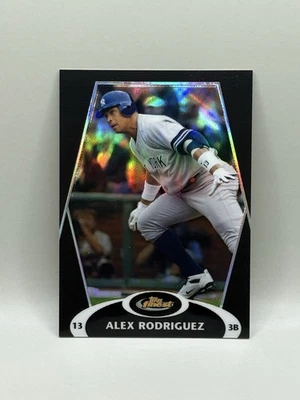 Alex Rodriguez 2008 Topps Finest #100 Black Refractor #57/99 NM - Image 1 of 4