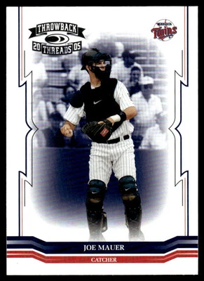Joe Mauer 2005 Donruss Throwback Threads Twins #222 casi como nuevo o mejor Foto 1 de 2