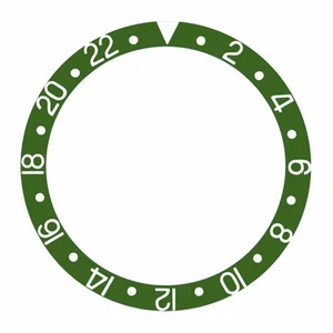 Bezel Insert For Sapphire Model Rolex GMT Master II 16700, 16710, 16760 Green - Picture 1 of 3