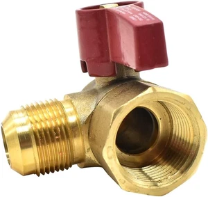 Thrifco 4400793 1/2 Zoll FIP x 1/2 Zoll FIP Messing gerader Gaskugelhahn - Bild 1 von 12