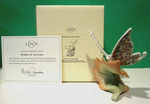 LENOX WINGS OF AUTUMN -- JEWELED BUTTERFLY sculpture -- -- NEW in BOX with COA - Bild 1 von 10
