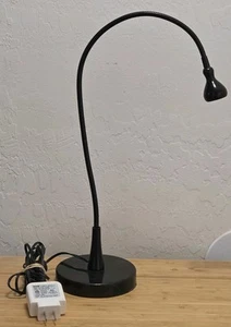 IKEA JANSJO Black Goose Neck Flexible Articulating Led Desk Hobby Lamp Light - Picture 1 of 6
