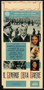 IL GENERALE DELLA ROVERE Rossellini DE SICA, ANNE VERNON, LOCANDINA AFFICHE - Bild 1 von 1