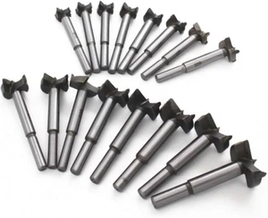 Forstner Drill Bit Set 15-35Mm 16 Pcs, Carbide Forstner Bits High Speed Steel Wo - Picture 1 of 5