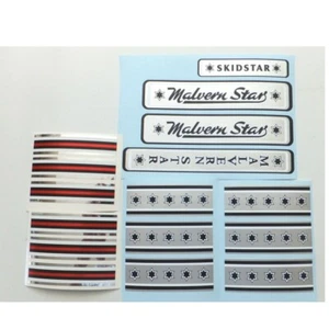 Malvern Star Skidstar silver decals for vintage bicycle - Picture 1 of 1