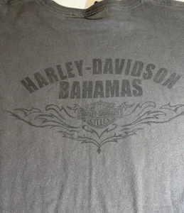 Vintage Harley Davidson T-Shirt XL grau, Skull Crown - Bild 1 von 5
