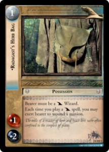 LOTR TCG TREACHERY RF SET RADAGAST'S HERB BAG 18RF5 Foil NM/M Top Shelf Card