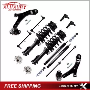 Front Struts Shocks Lower Control Arms Hub Bearings Kit For 05-09 Ford Mustang - Picture 1 of 14