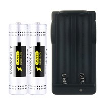 2 Pcs 3.7V 18650 3000mAh Li-ion Rechargeable Battery with 2 Slots Charger US
