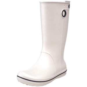 crocs white boots