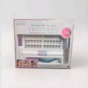 Kiss Falscara Special Edition Kit - Lengthening 36 Assorted Lengths - Picture 1 of 2