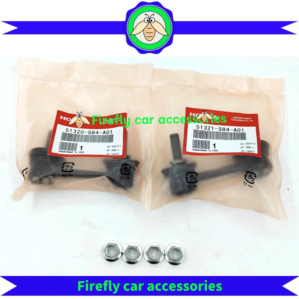 Barra estabilizadora delantera OEM 2 piezas enlace final compatible con Honda Accord Acura TL CL Foto 1 de 4