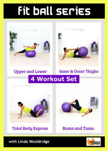 STABILITY BALL Workout DVD Barlates Body Blitz FIT BALL SERIES 4 Workouts