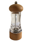 VINTAGE Cole & Mason  Light  Wood / Stainless Steel  Manual Pepper Mill Grinder
