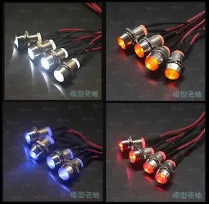 Rc 4 Led Lights For Tamiya Hornet Fast Attack Wild One Novafox Boomerang Bruiser - Picture 1 of 5
