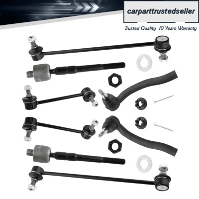 (4) Varillas de amarre interiores y exteriores + (4) barras estabilizadoras traseras y delanteras 2007-2012 13 para MDX Acura Foto 1 de 4