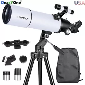 High Powered Telescope For Adult Astronomy 80MM Aperture 600MM Travel Telescopio - Picture 1 of 9