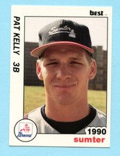 1990 Minor League Pat Kelly -- Sumter Braves -- Box 142