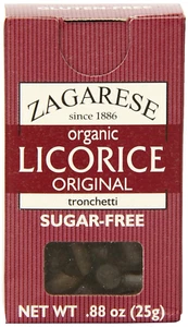 Regaliz Zagarese 100 % orgánico, original, caja abatible de 0,88 onzas - Imagen 1 de 12
