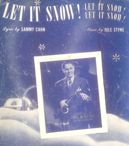 Let It Snow Noten Hal McIntyre Jule Styne Sammy Cahn Weihnachtslied 1945 - Bild 1 von 4